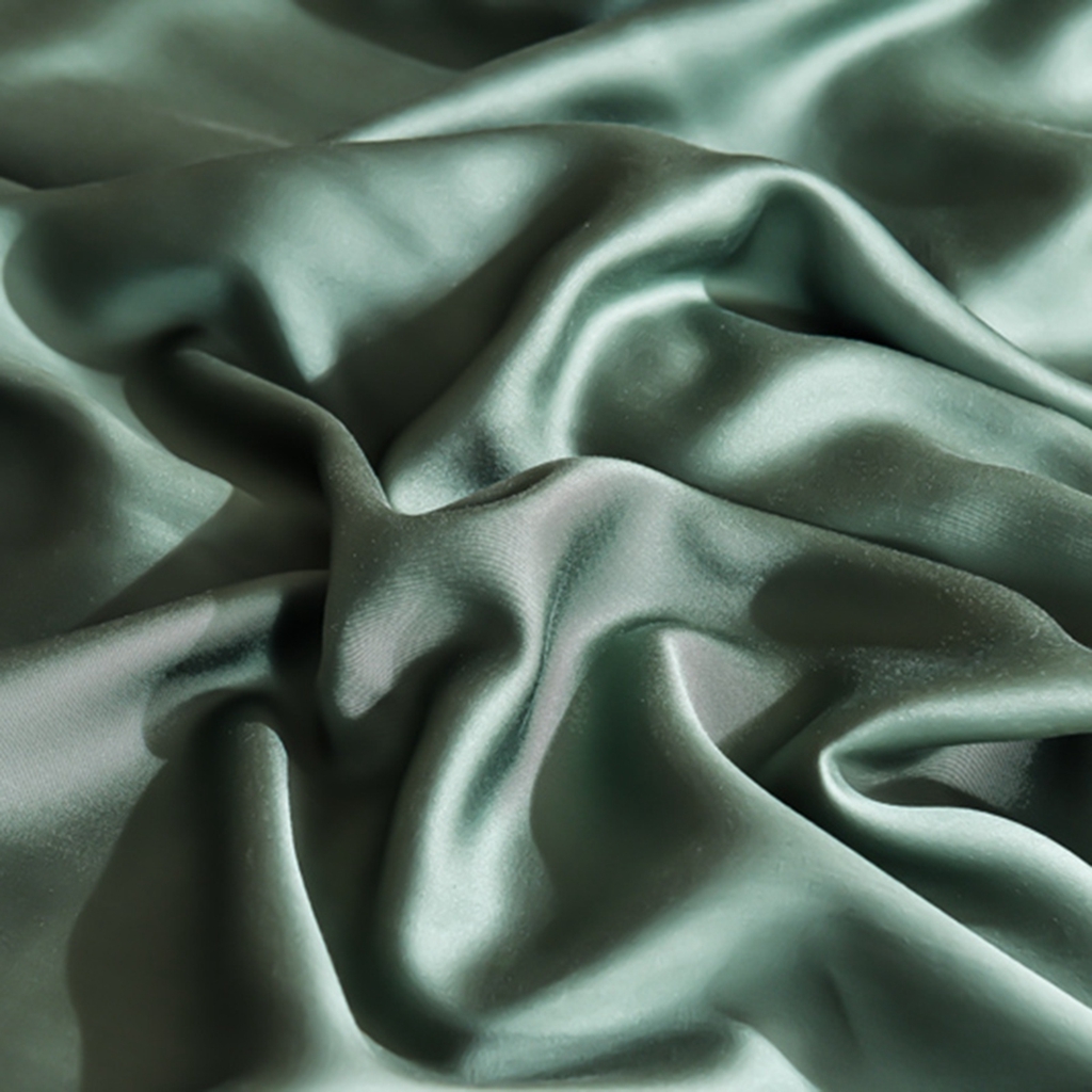 91家纺网 家纺一手货源 找家纺 简爱家纺 2025亲肤舒适60s兰精天丝四件套【可授权】 油绿