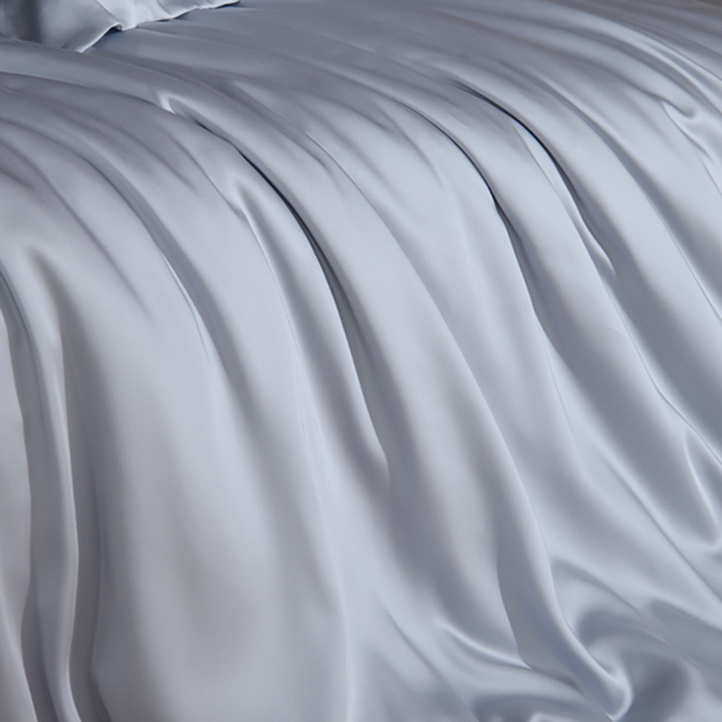 91家纺网 家纺一手货源 找家纺 简爱家纺 2025亲肤舒适60s兰精天丝四件套【可授权】 月光灰