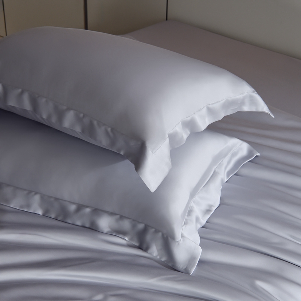 91家纺网 家纺一手货源 找家纺 简爱家纺 2025亲肤舒适60s兰精天丝四件套【可授权】 月光灰