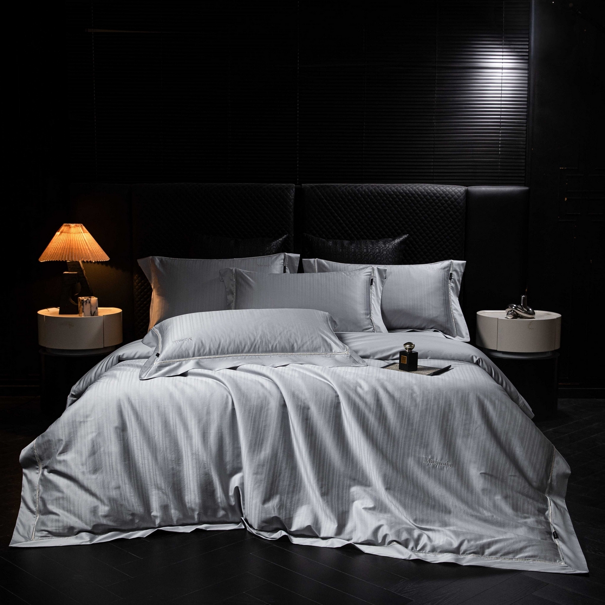 91家纺网 家纺一手货源 找家纺 安莱生活 2025年新品50支全棉纯棉提花系列四件套 韵律