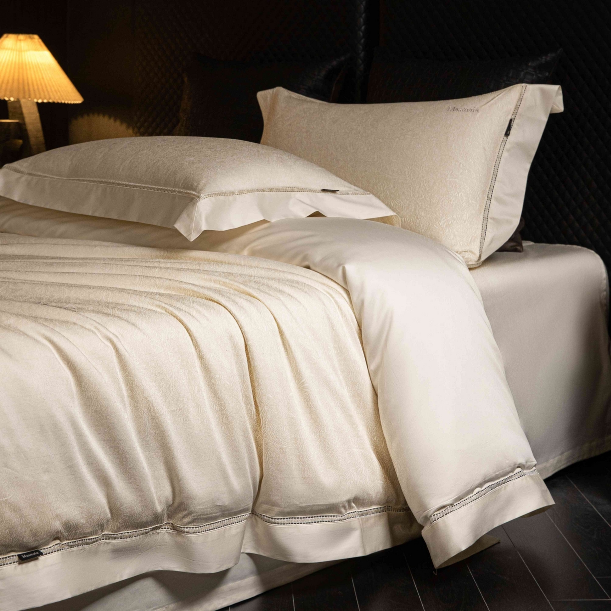 91家纺网 家纺一手货源 找家纺 （总）安莱生活 2025年新品50支全棉纯棉提花系列四件套