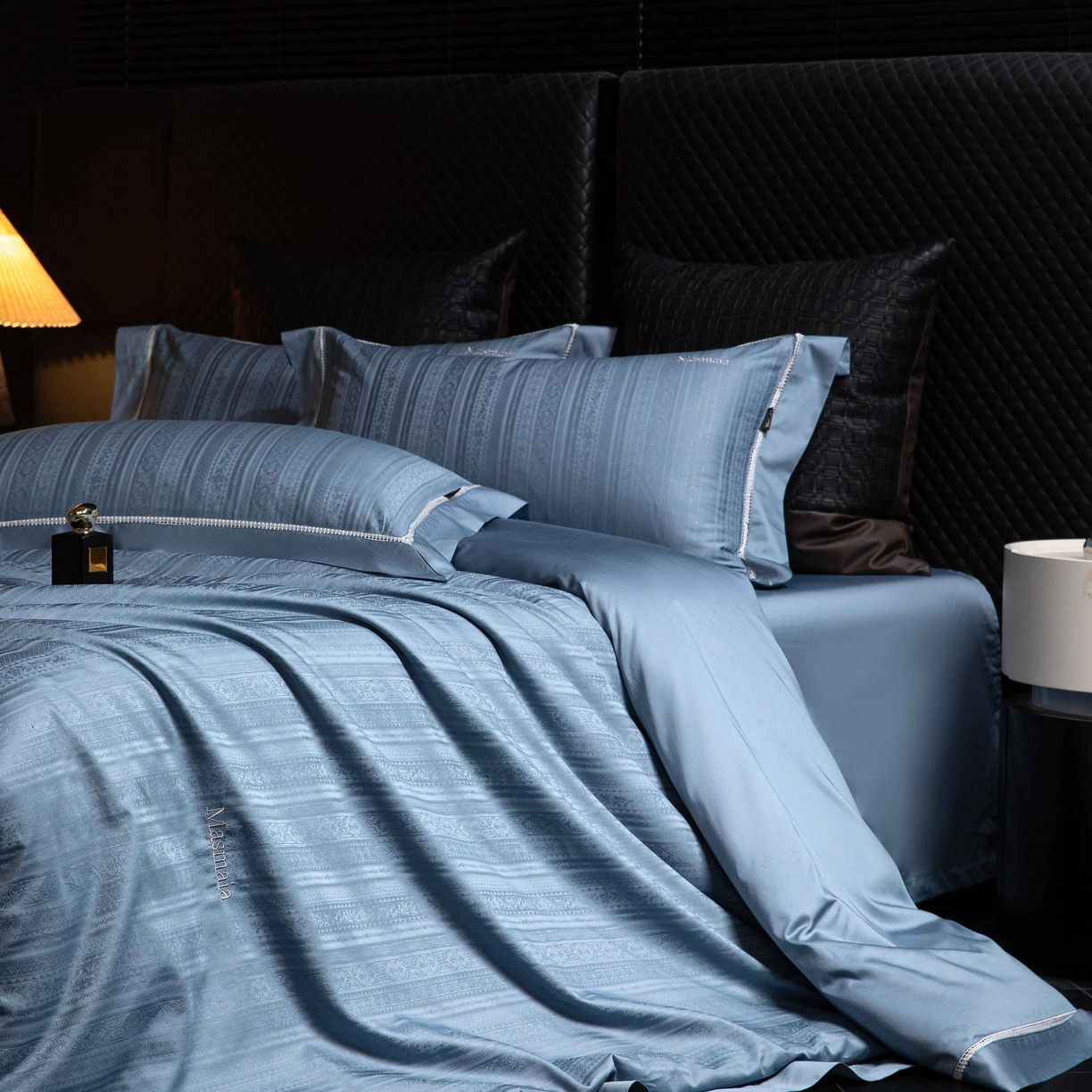 91家纺网 家纺一手货源 找家纺 安莱生活 2025年新品50支全棉纯棉提花系列四件套 非凡