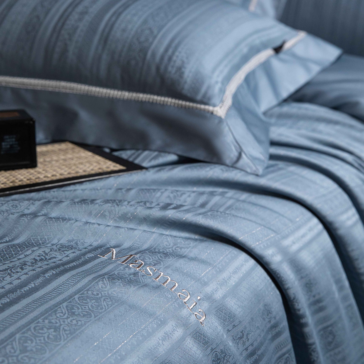 91家纺网 家纺一手货源 找家纺 安莱生活 2025年新品50支全棉纯棉提花系列四件套 非凡