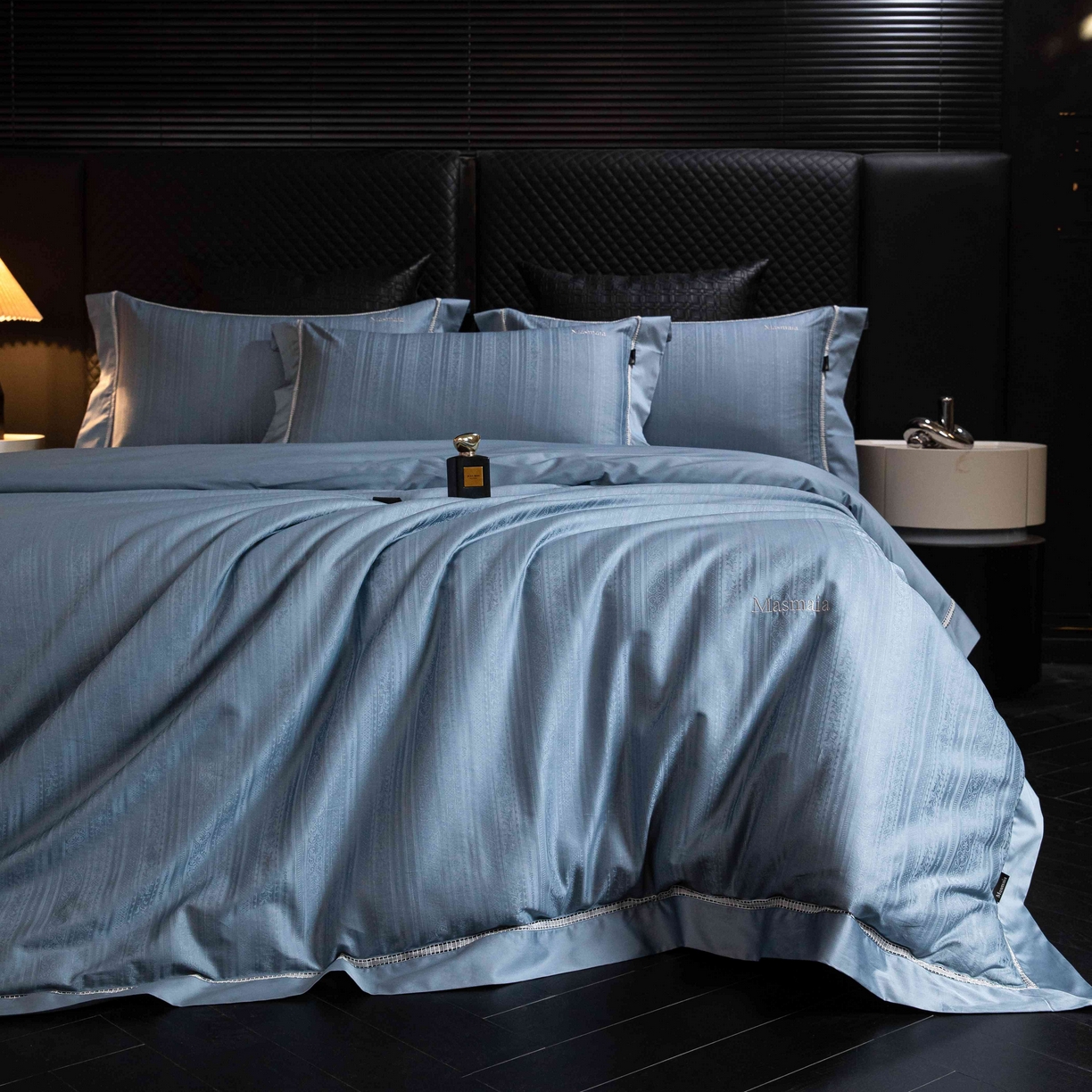 91家纺网 家纺一手货源 找家纺 安莱生活 2025年新品50支全棉纯棉提花系列四件套 非凡