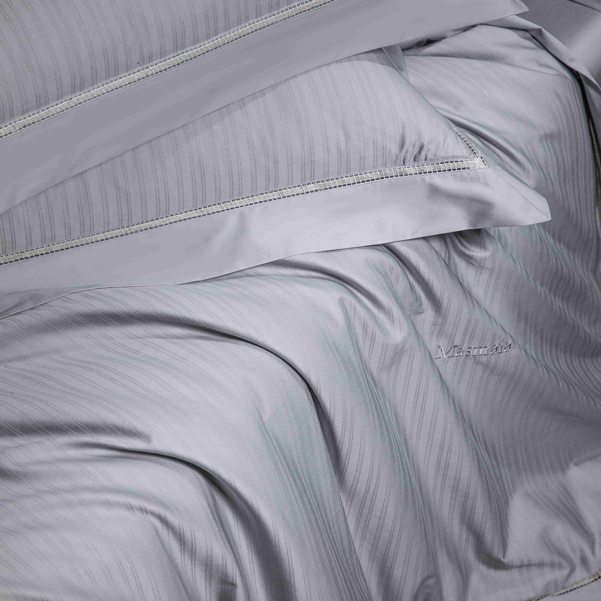 91家纺网 家纺一手货源 找家纺 安莱生活 2025年新品50支全棉纯棉提花系列四件套 韵律