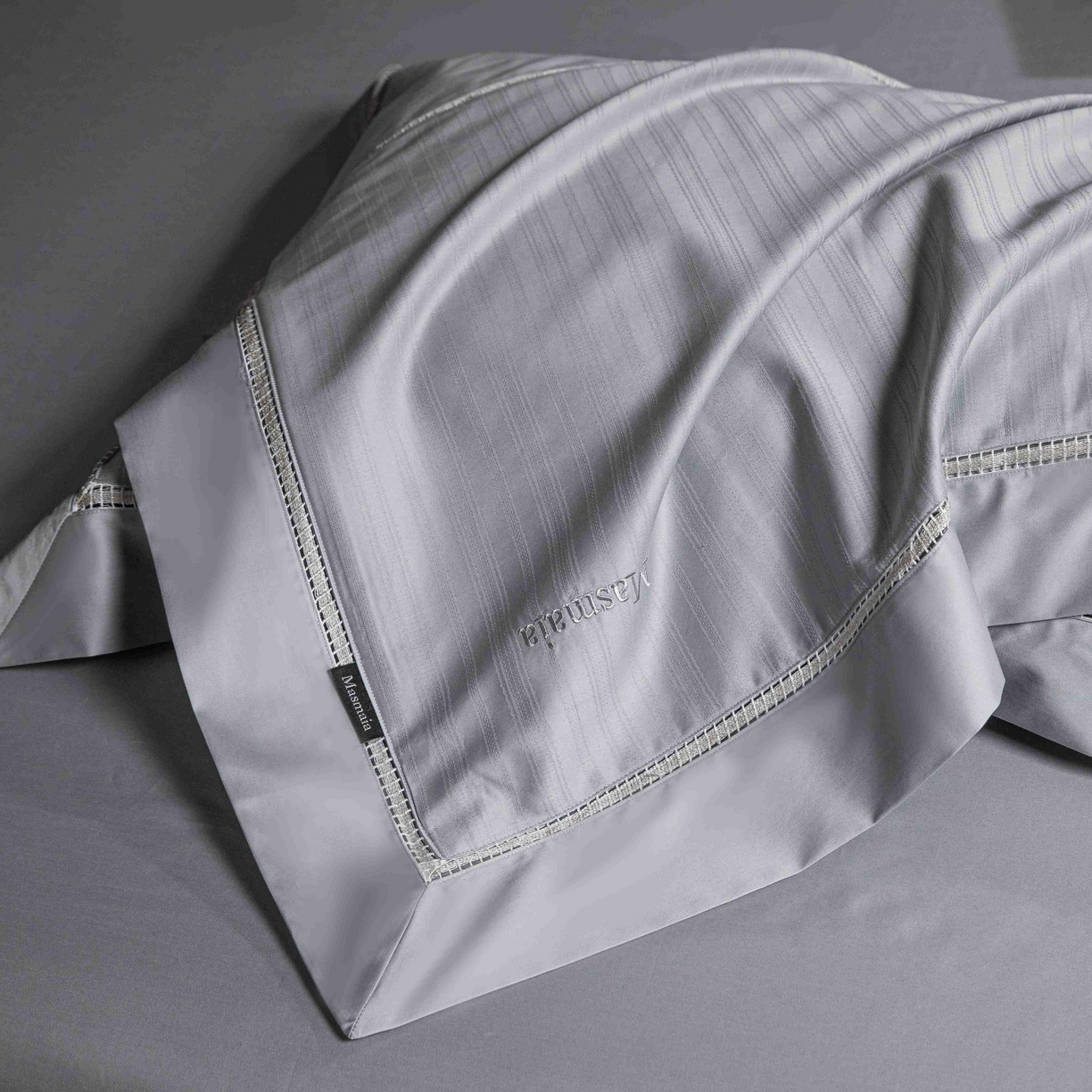 91家纺网 家纺一手货源 找家纺 安莱生活 2025年新品50支全棉纯棉提花系列四件套 韵律