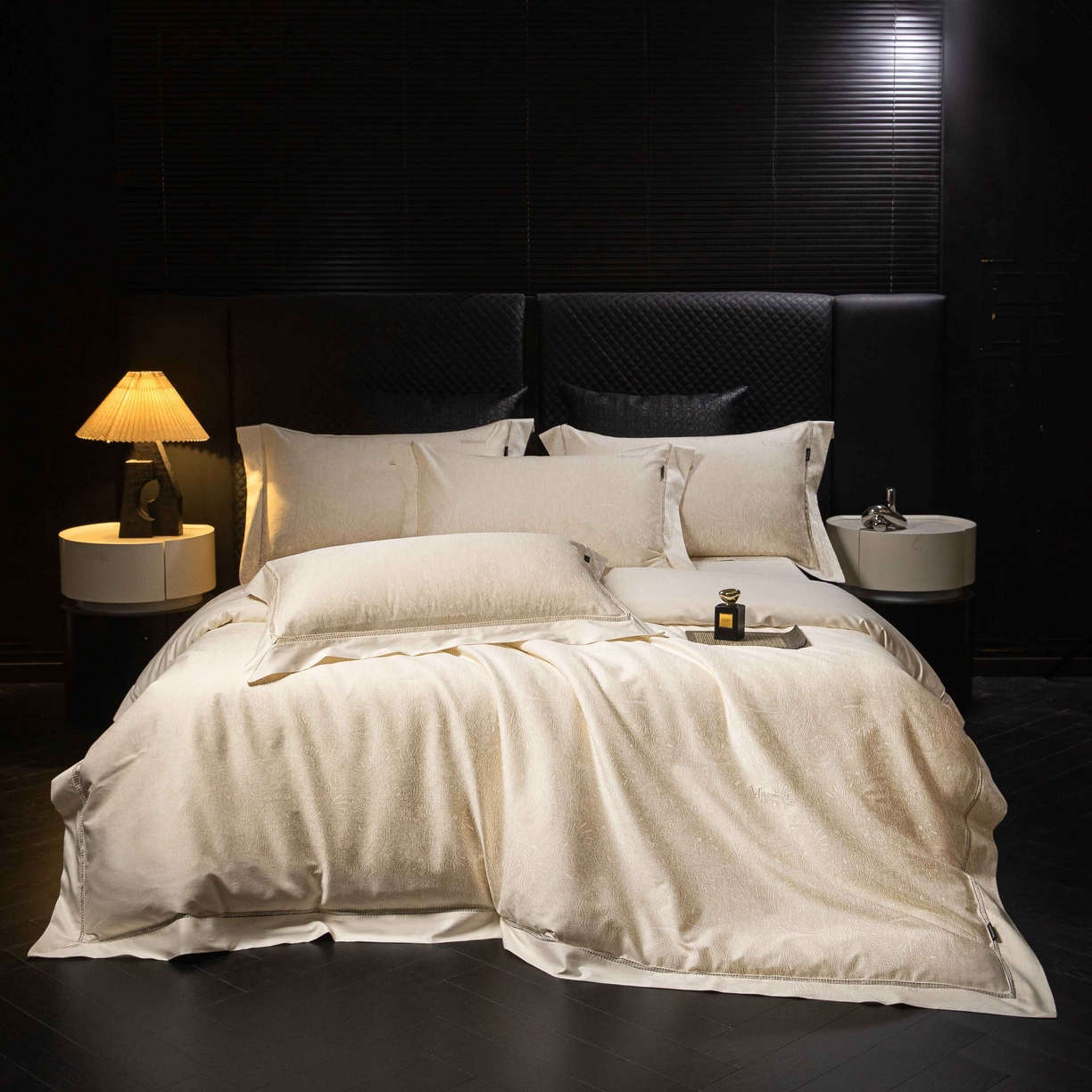 91家纺网 家纺一手货源 找家纺 安莱生活 2025年新品50支全棉纯棉提花系列四件套 艺术之韵-改