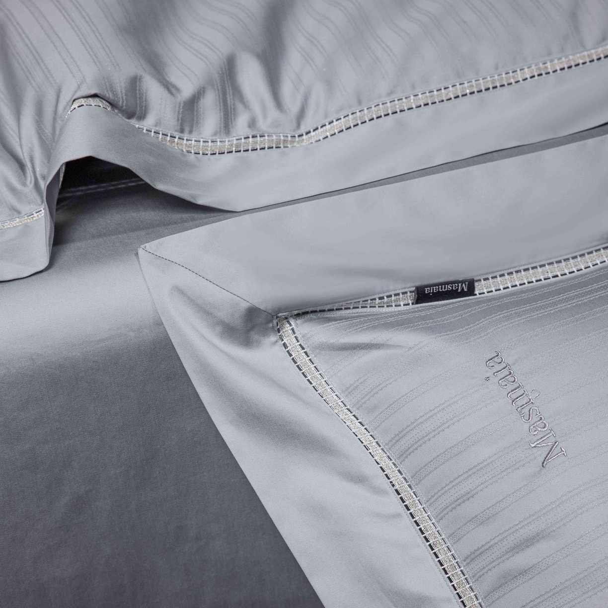 91家纺网 家纺一手货源 找家纺 安莱生活 2025年新品50支全棉纯棉提花系列四件套 韵律