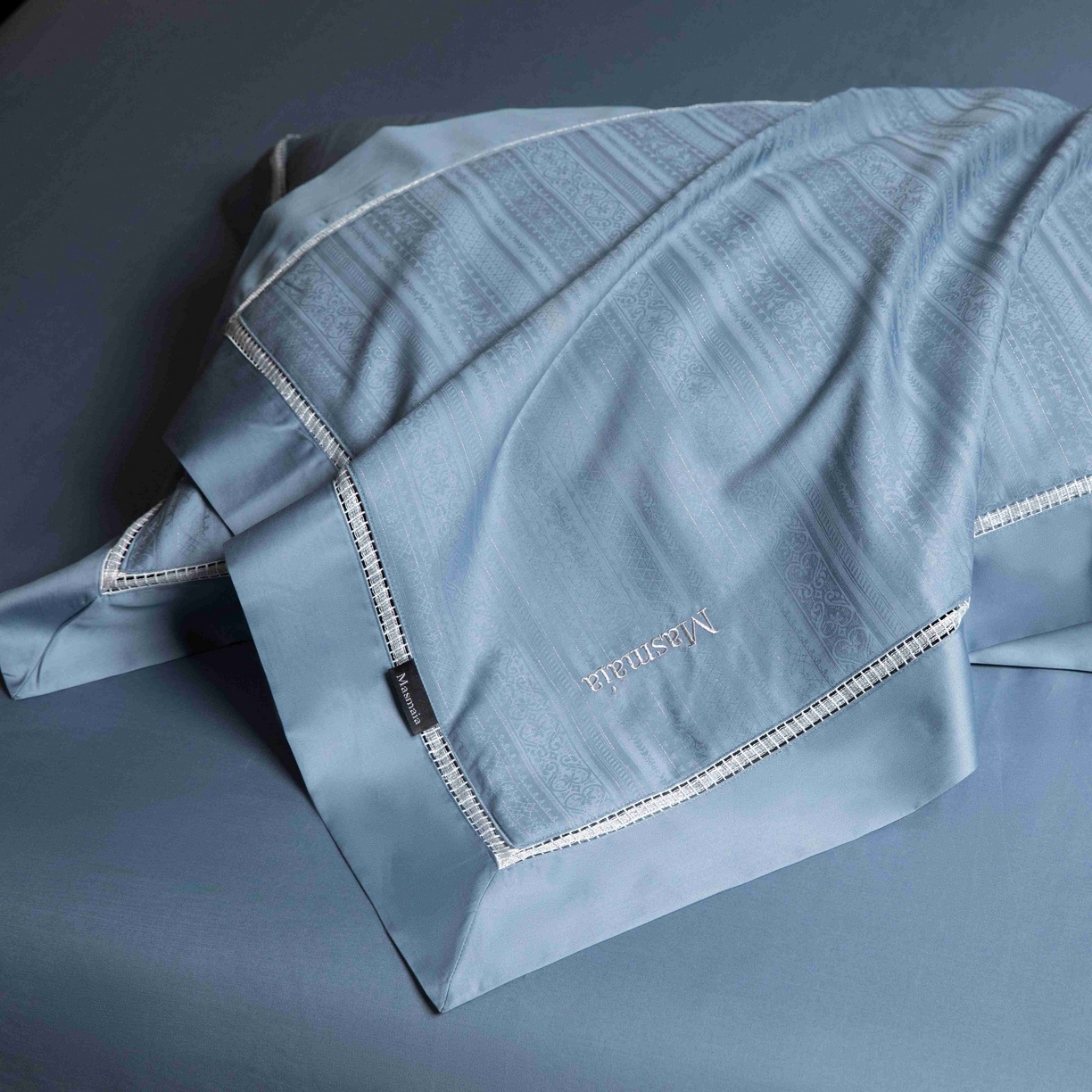 91家纺网 家纺一手货源 找家纺 安莱生活 2025年新品50支全棉纯棉提花系列四件套 非凡