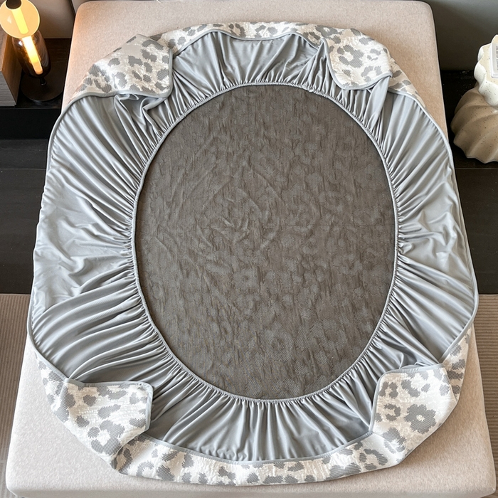 91家纺网 家纺一手货源 找家纺 （总）子曰 2025春夏新款A类中分子430gPE聚乙烯乙纶凉豆豆凉席-床笠款