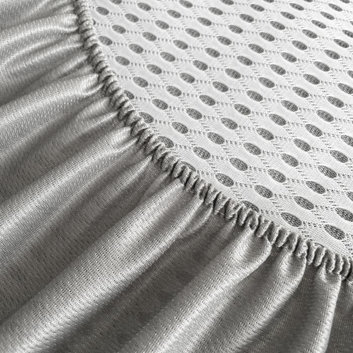 91家纺网 家纺一手货源 找家纺 柒月家居 2025新款小清新印花冰藤系列凉席席子-床笠款 夜空