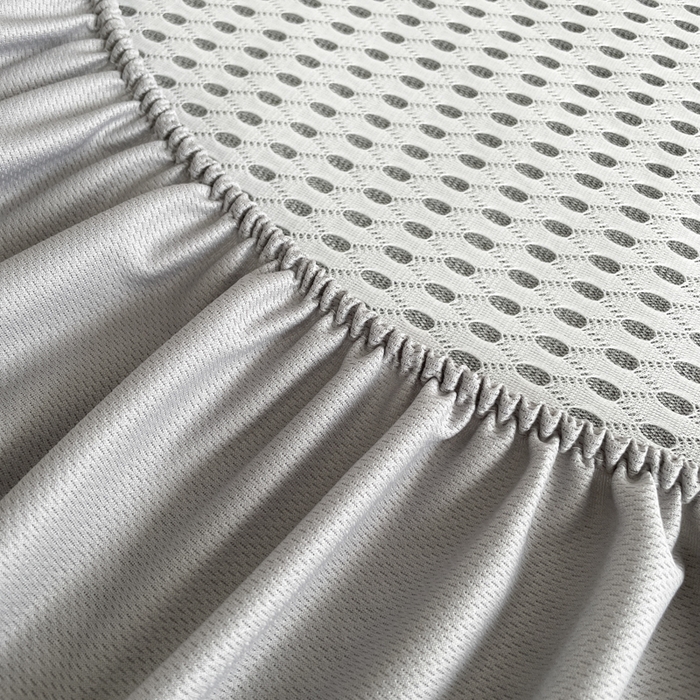 91家纺网 家纺一手货源 找家纺 柒月家居 2025新款小清新印花冰藤系列凉席席子-床笠款 熊猫团子