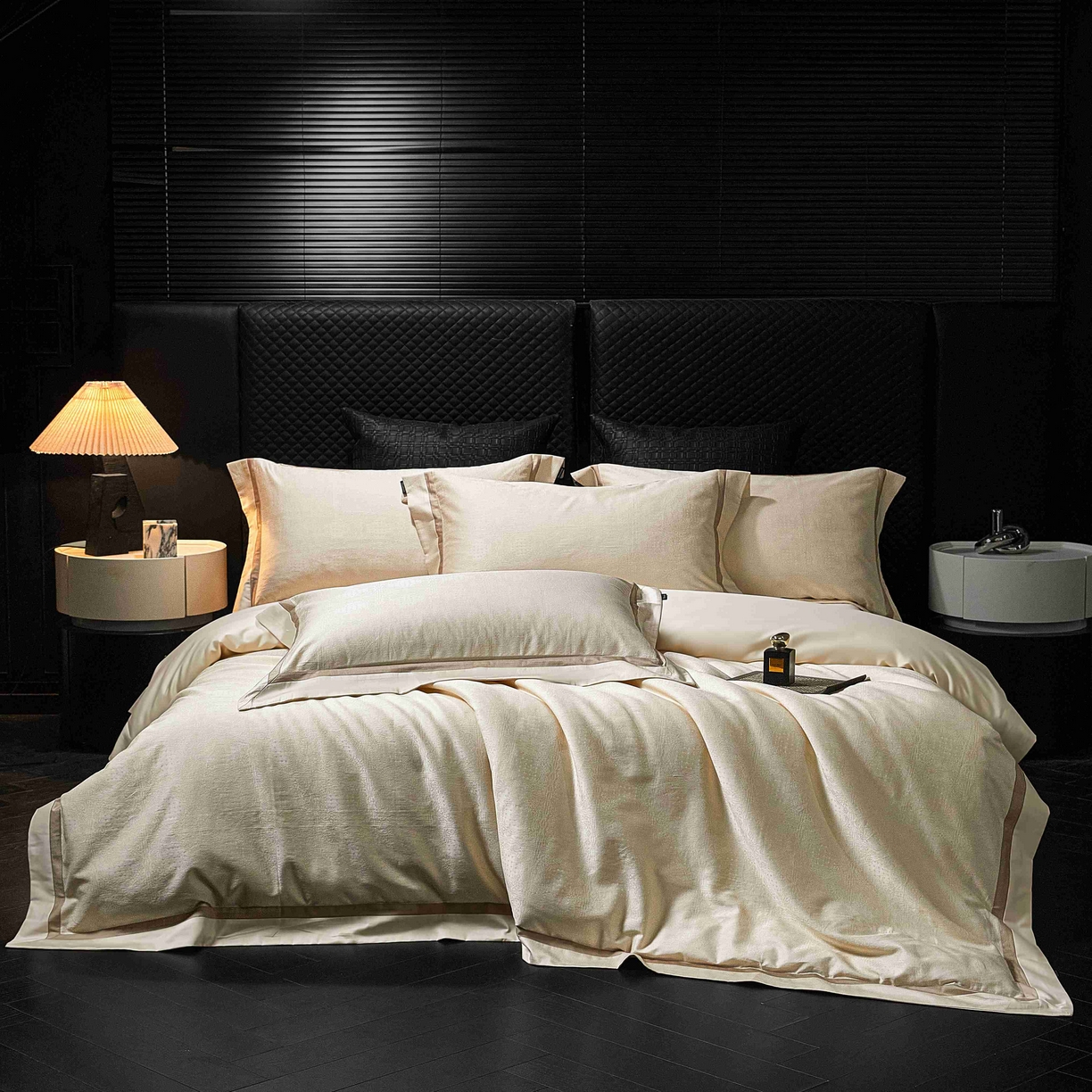 安莱生活 2025年新品50银丝星晴提花系列四件套 梦莱