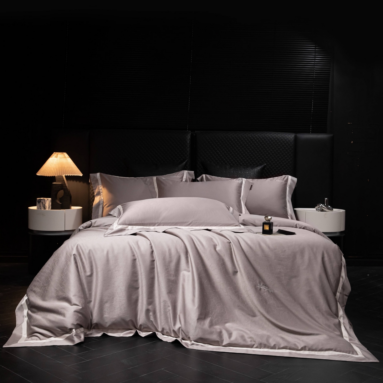 安莱生活 2025年新品50银丝星晴提花系列四件套 一往情深