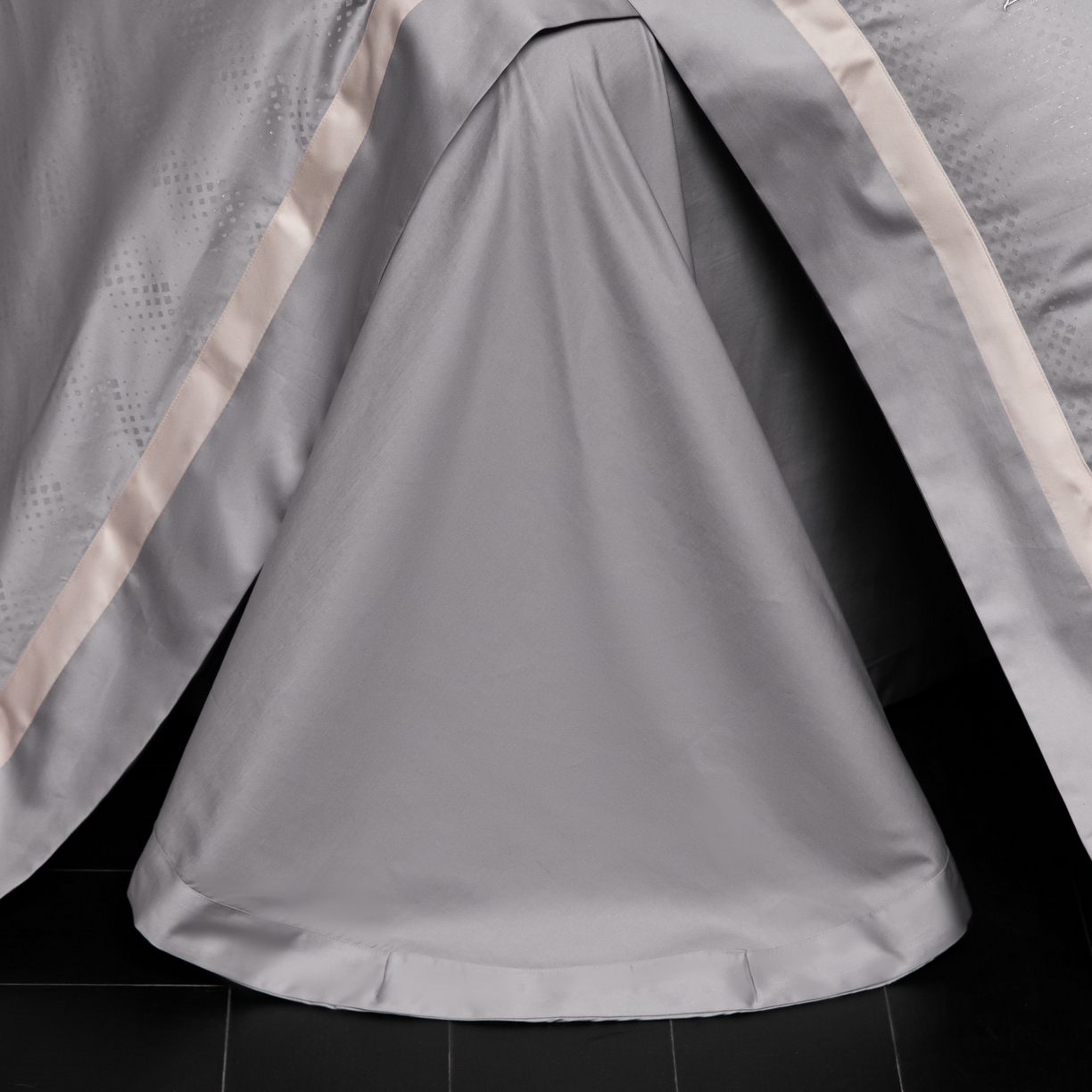 91家纺网 家纺一手货源 找家纺 安莱生活 2025年新品50银丝星晴提花系列四件套 爱格