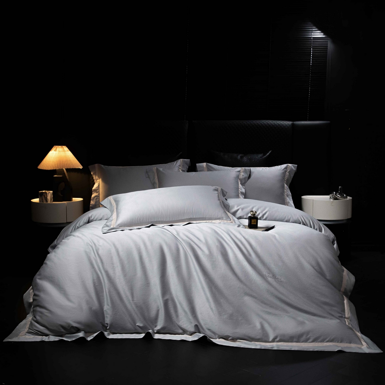 安莱生活 2025年新品50银丝星晴提花系列四件套 以沫