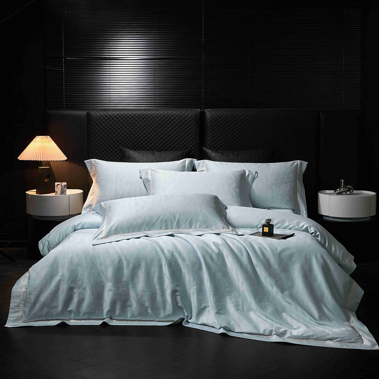 安莱生活 2025年新品50银丝星晴提花系列四件套 艾吉尔