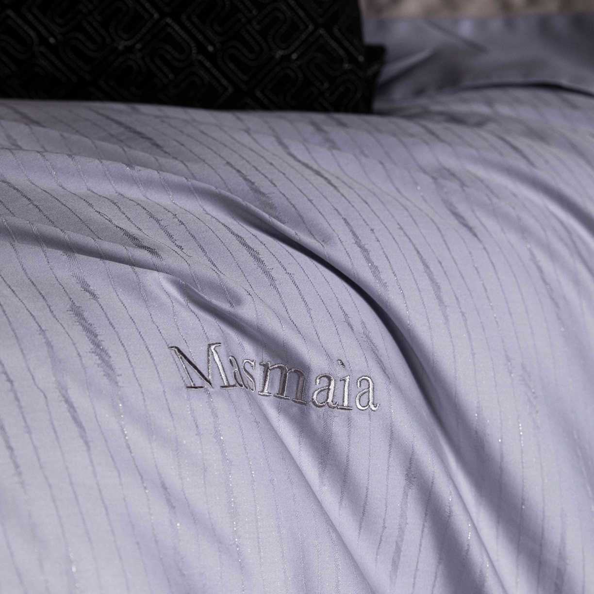 91家纺网 家纺一手货源 找家纺 安莱生活 2025年新品50银丝星晴提花系列四件套 简一