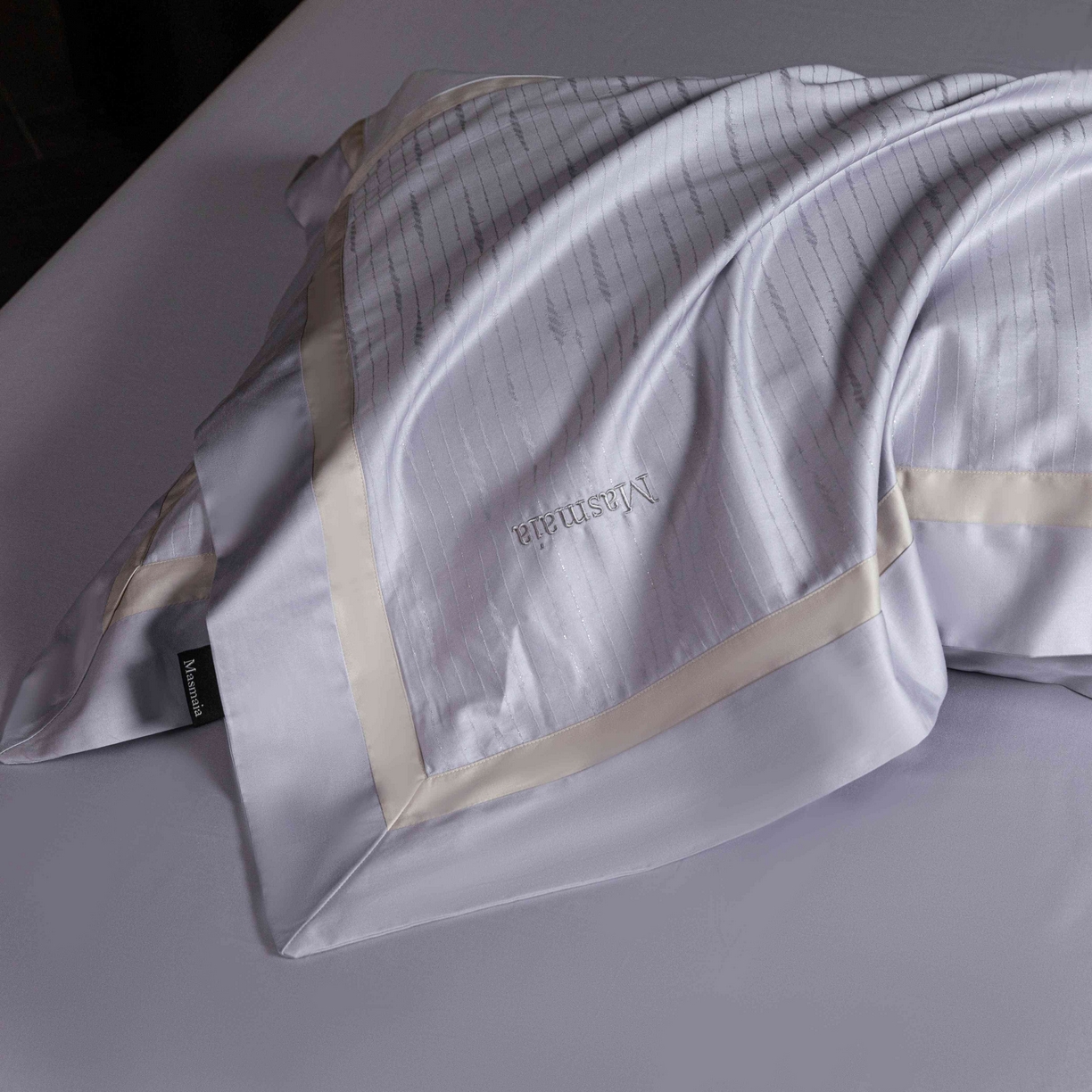 91家纺网 家纺一手货源 找家纺 安莱生活 2025年新品50银丝星晴提花系列四件套 简一