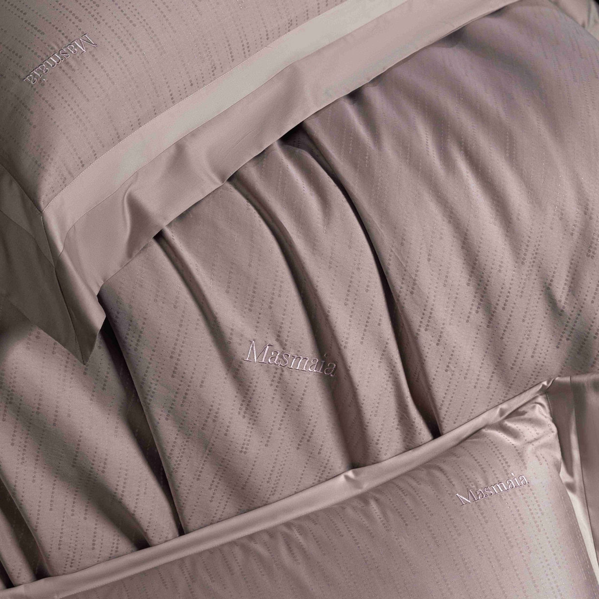 91家纺网 家纺一手货源 找家纺 安莱生活 2025年新品50银丝星晴提花系列四件套 时间煮雨