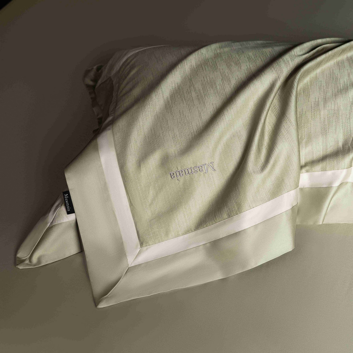 91家纺网 家纺一手货源 找家纺 安莱生活 2025年新品50银丝星晴提花系列四件套 夏凡