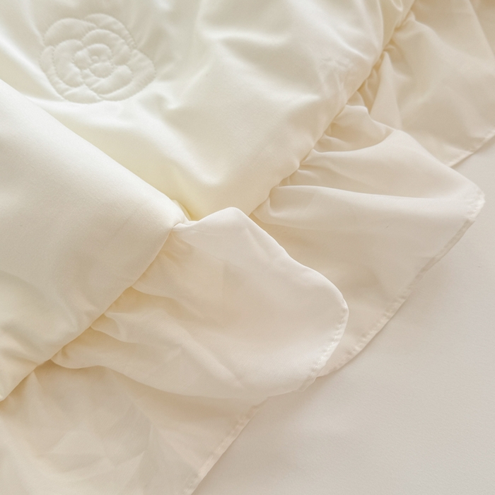 91家纺网 家纺一手货源 找家纺 凯美家居 2025新款A类水洗棉大版绣花四件套系列-蝶恋花 蝶恋花 奶白