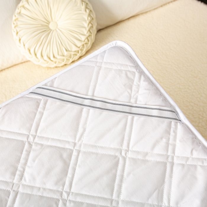 91家纺网 家纺一手货源 找家纺 苏赫床垫 2025新款羊毛床垫短毛款全棉底布 米黄2