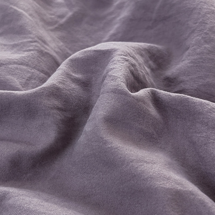 91家纺网 家纺一手货源 找家纺 青螺家纺 2025新款日式简约纯色高克重水洗棉艾草（填充非面料注剂） 紫色
