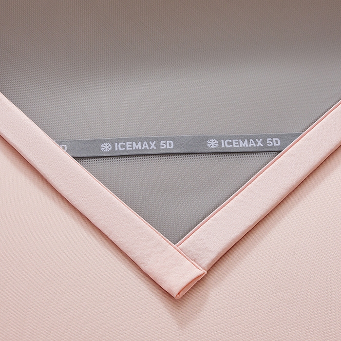 91家纺网 家纺一手货源 找家纺 全季家居 2025新款5A抗菌碳光萌趣熊猫系列贴布绣冰丝席 床席-淡粉