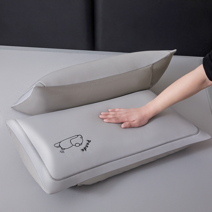 91家纺网 家纺一手货源 找家纺 全季家居 2025新款5A抗菌碳光萌趣熊猫系列贴布绣冰丝席 床席-银灰