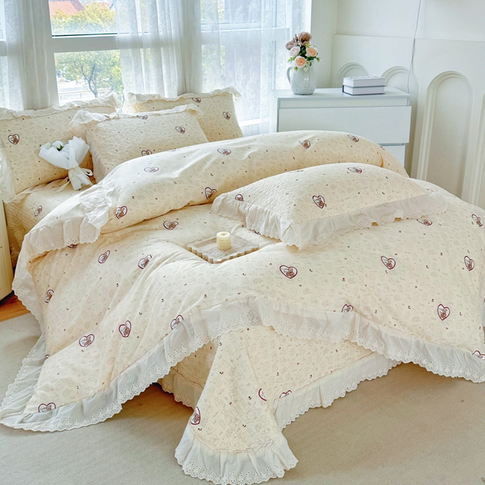 91家纺网 家纺一手货源 找家纺 （总）添越家纺2025新款纯棉砂洗床盖三件套四件套系列