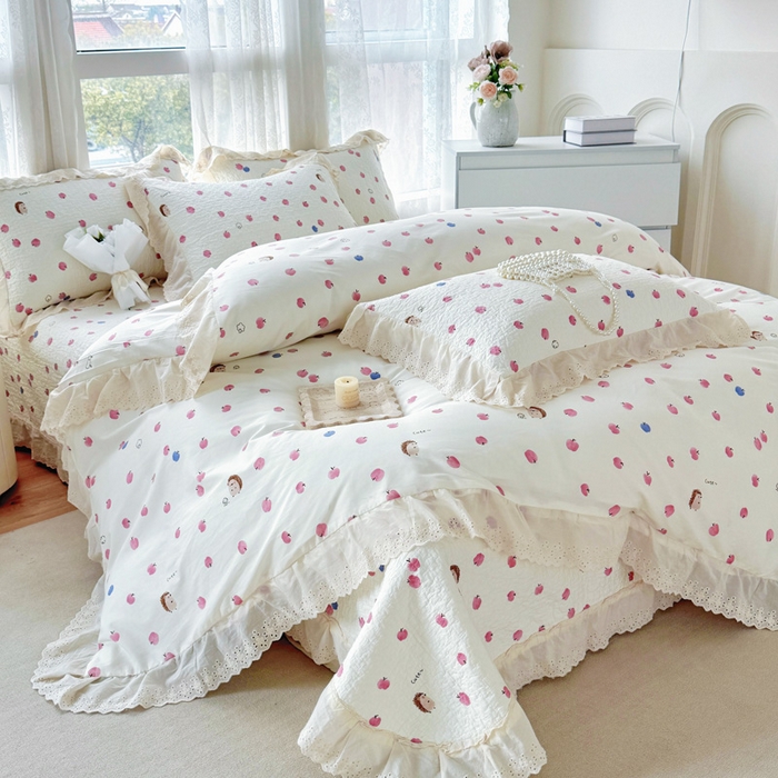 91家纺网 家纺一手货源 找家纺 （总）添越家纺2025新款纯棉砂洗床盖三件套四件套系列