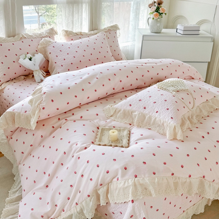 91家纺网 家纺一手货源 找家纺 （总）添越家纺2025新款纯棉砂洗床盖三件套四件套系列