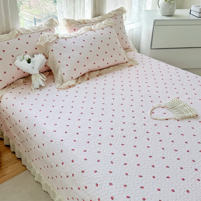 91家纺网 家纺一手货源 找家纺 （总）添越家纺2025新款纯棉砂洗床盖三件套四件套系列