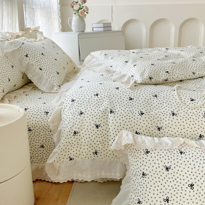 91家纺网 家纺一手货源 找家纺 添越家纺2025新款纯棉砂洗床盖三件套四件套系列 夜魅