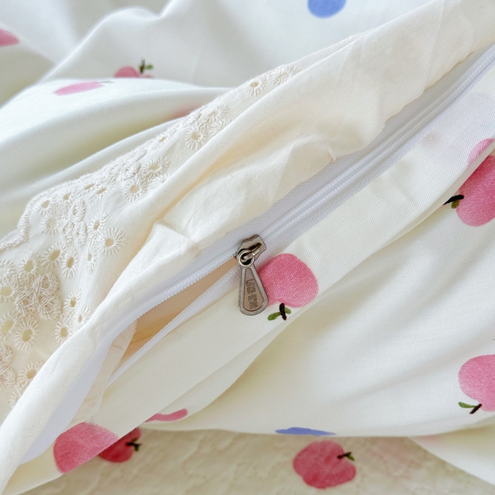 91家纺网 家纺一手货源 找家纺 添越家纺2025新款纯棉砂洗床盖三件套四件套系列 悠闲时光