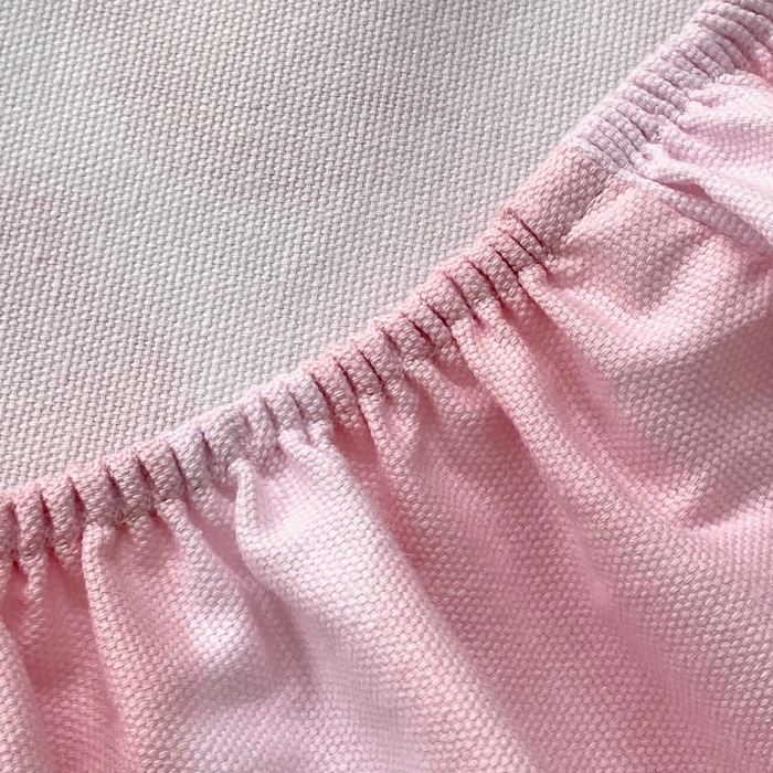 91家纺网 家纺一手货源 找家纺 慕尚家纺 2025新款全棉纯棉老粗布卡通床笠款凉席席子 草莓-粉