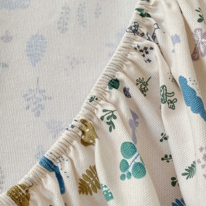 91家纺网 家纺一手货源 找家纺 慕尚家纺 2025新款全棉纯棉老粗布卡通床笠款凉席席子 丛林