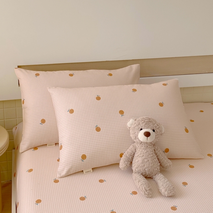 91家纺网 家纺一手货源 找家纺 慕尚家纺 2025新款全棉纯棉老粗布卡通床笠款凉席席子 果乐