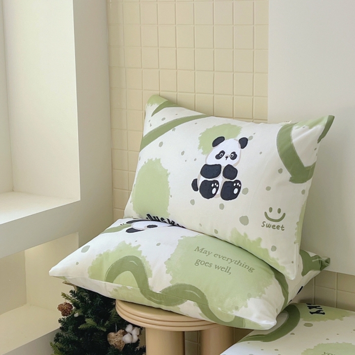 91家纺网 家纺一手货源 找家纺 （总）慕尚家纺 2025新款全棉纯棉老粗布卡通床单款凉席席子