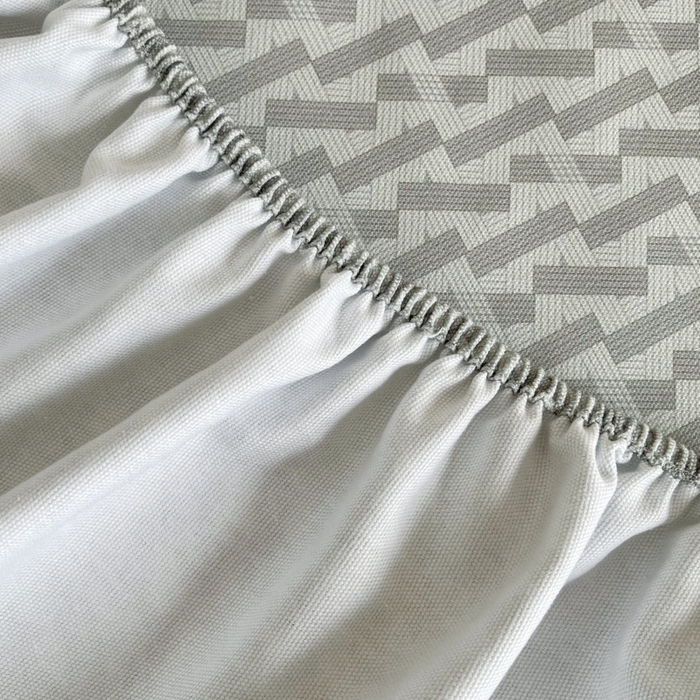 91家纺网 家纺一手货源 找家纺 慕尚家纺 2025新款全棉纯棉老粗布条格床笠款凉席席子 卡罗拉-绿