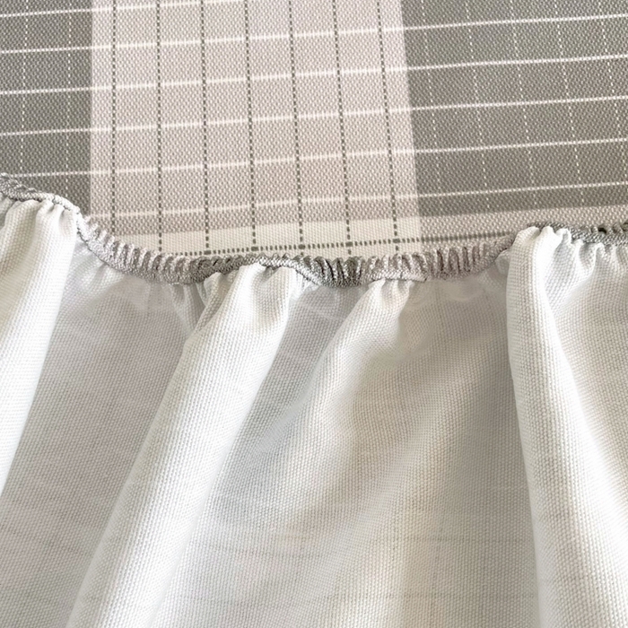 91家纺网 家纺一手货源 找家纺 慕尚家纺 2025新款全棉纯棉老粗布条格床笠款凉席席子 休闲生活-灰