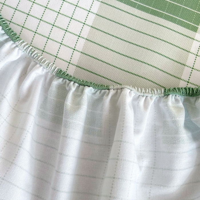 91家纺网 家纺一手货源 找家纺 慕尚家纺 2025新款全棉纯棉老粗布条格床笠款凉席席子 休闲生活-绿