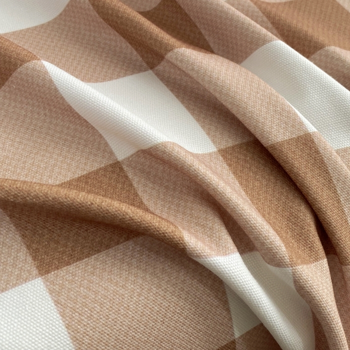 91家纺网 家纺一手货源 找家纺 慕尚家纺 2025新款全棉纯棉老粗布条格床单款凉席席子 艾格-咖