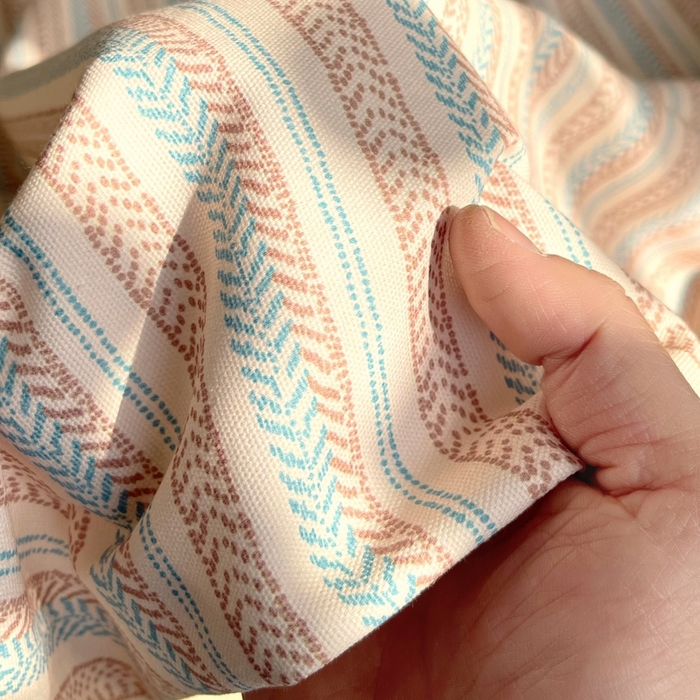 91家纺网 家纺一手货源 找家纺 慕尚家纺 2025新款全棉纯棉老粗布条格床单款凉席席子 米亚-驼