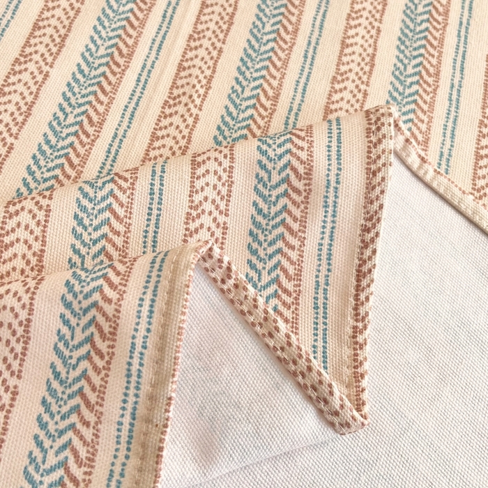 91家纺网 家纺一手货源 找家纺 慕尚家纺 2025新款全棉纯棉老粗布条格床单款凉席席子 米亚-驼