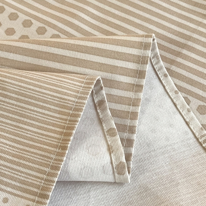 91家纺网 家纺一手货源 找家纺 慕尚家纺 2025新款全棉纯棉老粗布条格床单款凉席席子 暖光-咖