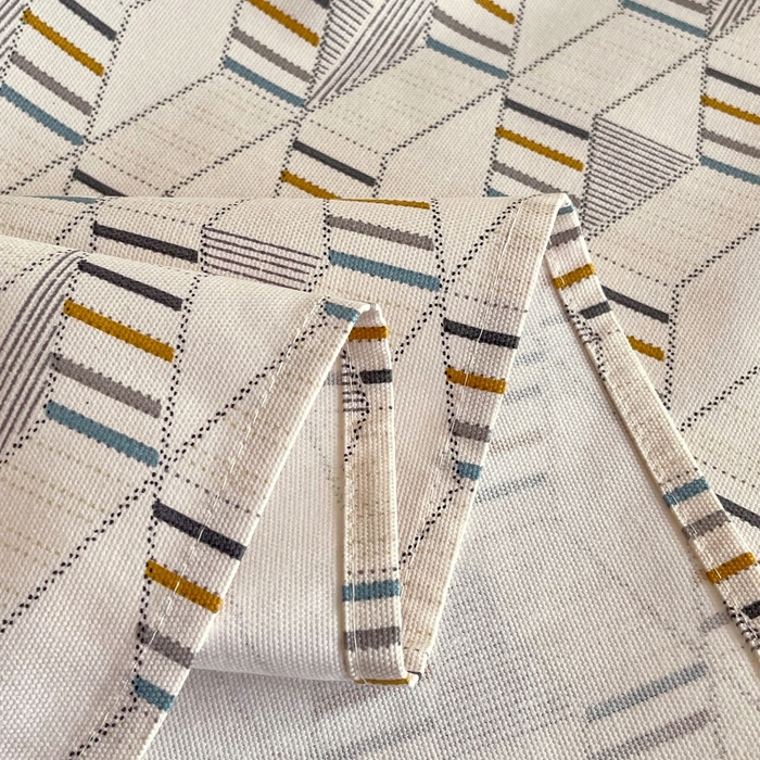 91家纺网 家纺一手货源 找家纺 慕尚家纺 2025新款全棉纯棉老粗布条格床单款凉席席子 朴雅