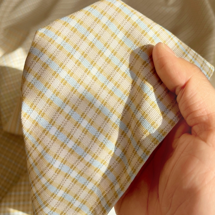 91家纺网 家纺一手货源 找家纺 慕尚家纺 2025新款全棉纯棉老粗布条格床单款凉席席子 塞约-绿