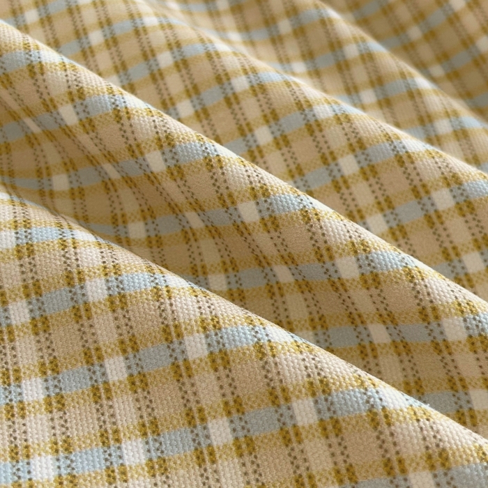 91家纺网 家纺一手货源 找家纺 慕尚家纺 2025新款全棉纯棉老粗布条格床单款凉席席子 塞约-绿